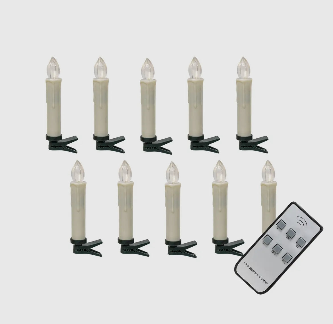 Farmhouse clip on candle lights